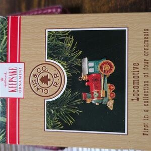 Hallmark Keepsake 1991 “Locomotive” Ornament Claus & Co. R.R. First In Series